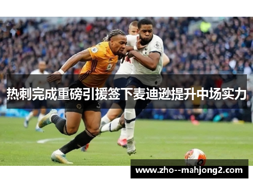 热刺完成重磅引援签下麦迪逊提升中场实力